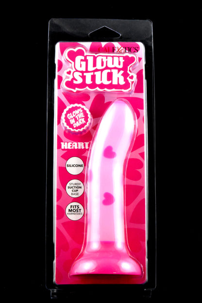 Glow Stick Silicone Dildo – Suction Base – Glows in the Dark