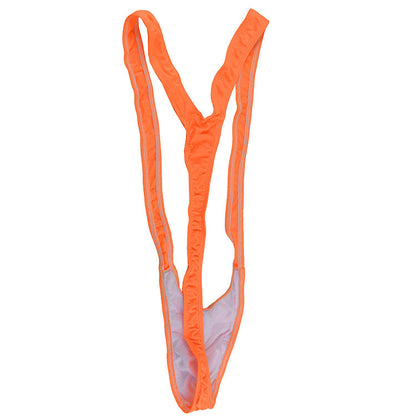 Bright Fluoro Sexy Men Mankini Thong One Piece Swimsuit - Smoke N’ Poke