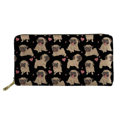 Cute sloth mid-length wallet