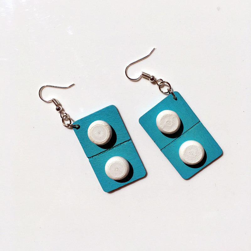 Capsule pills funny funny earrings