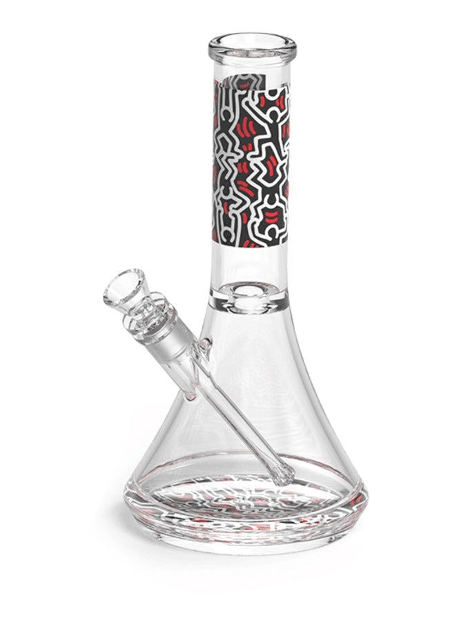 K.Haring Glass Water Pipe - Smoke N’ Poke