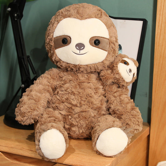 Mother And Child Sloth Doll Plush