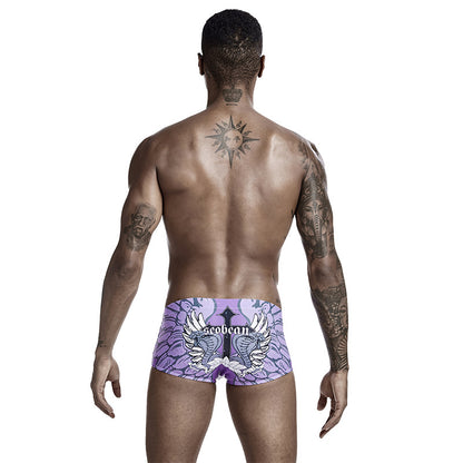 Men's Swim Briefs Surf Beachwear Summer Men's Swimwear Sport Men Swimming Briefs Low Rise Men Swimsuit - Smoke N’ Poke