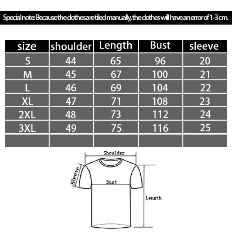 European And American Little Dick Big Dream T-shirt Digital Printing Casual Round Neck Short Sleeves