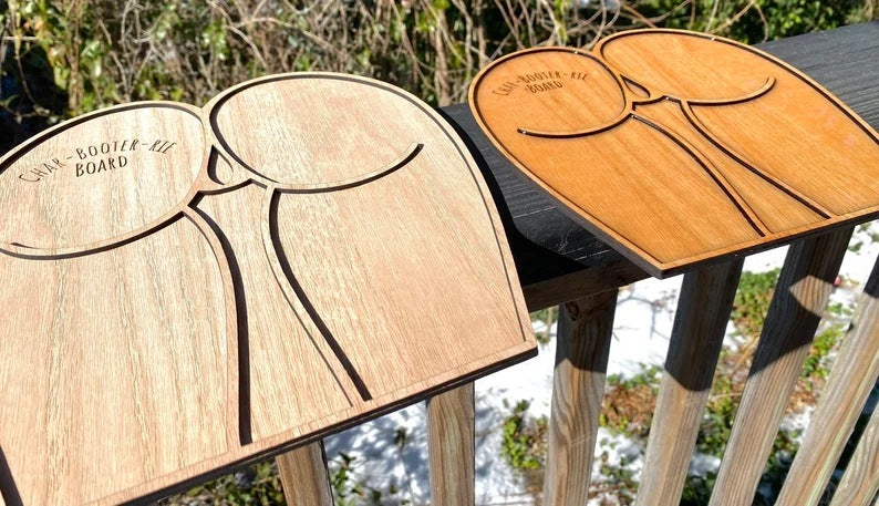 Big Butt Funny Table Tray Wooden