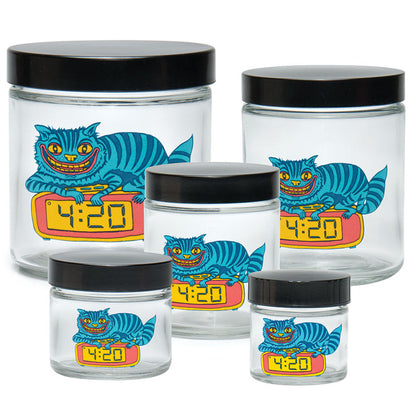 420 Science x Killer Acid Clear Screw Top Jar - 420 Cat - Smoke N’ Poke