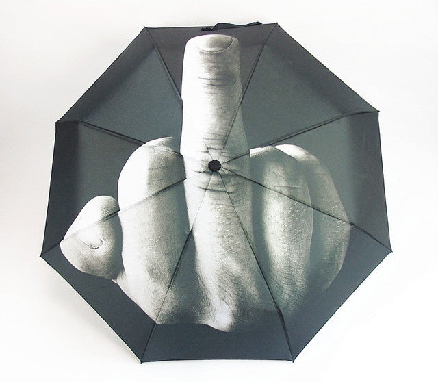 Creative Cool Middle Finger Umbrella Parasol