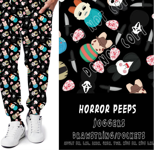 PRIMAVERA FLING - HORROR PEEPS - LEGGINGS/JOGGERS - Galaxy Creations