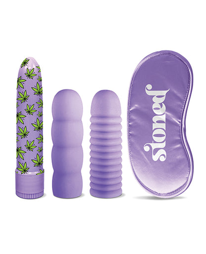 Stoner Vibes Bonga Bunga Stash Kit - Púrpura