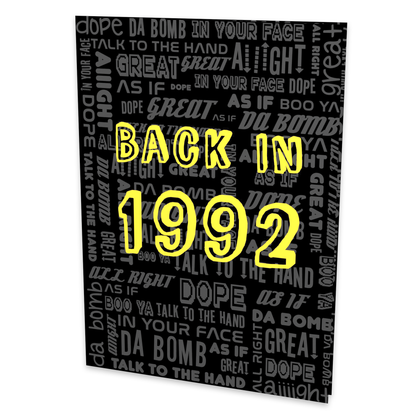 Back In 1992