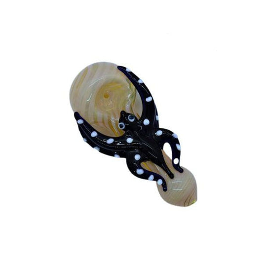 5.5" Heavy Tentacle Style Hand Glass - Color May Vary -  (1 Count)