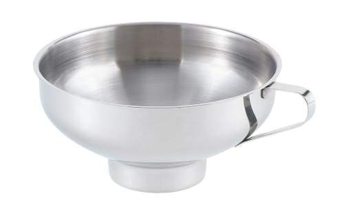 5.5" Stainless Steel Canning Preserving Wide Mouth Funnel W/ Handle