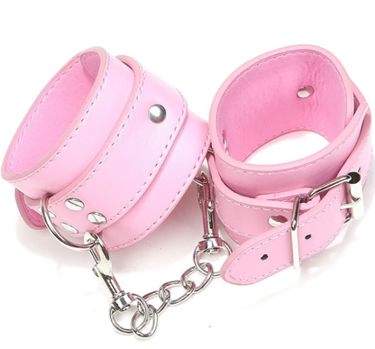 BDSM Handcuffs PU Leather - Smoke N’ Poke