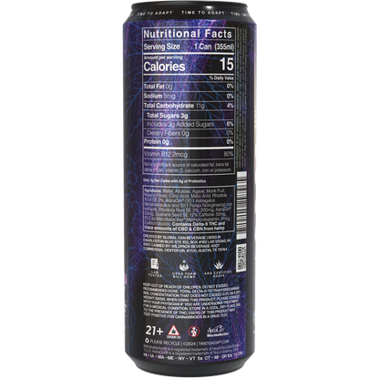 ADAPTAPHORIA Energize Blackberry Cola THC Social Beverage