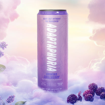 ADAPTAPHORIA Unwind Chillberry THC Social Beverage
