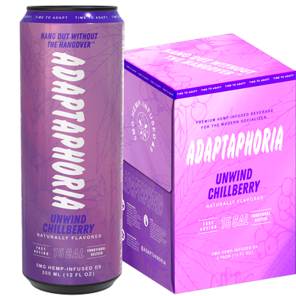 ADAPTAPHORIA Unwind Chillberry THC Social Beverage