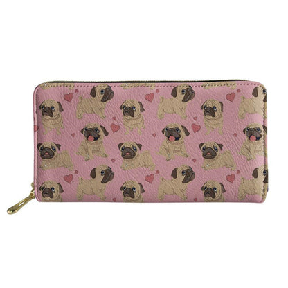 Cute sloth mid-length wallet