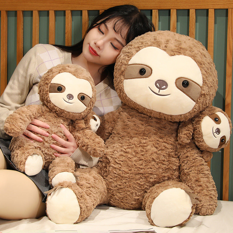 Mother And Child Sloth Doll Plush