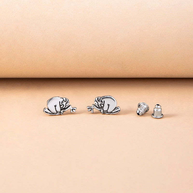 Cute Little Sloth Stud Earrings For Women