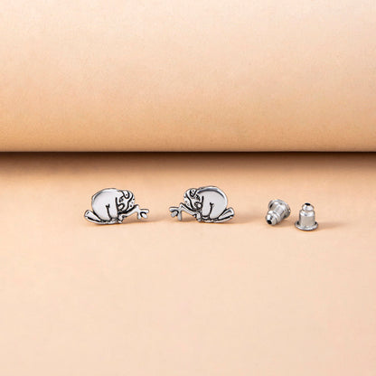 Cute Little Sloth Stud Earrings For Women