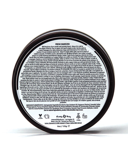 Earthly Body Summer 2025 3 in 1 Massage Candle - 6 oz Summer Fling