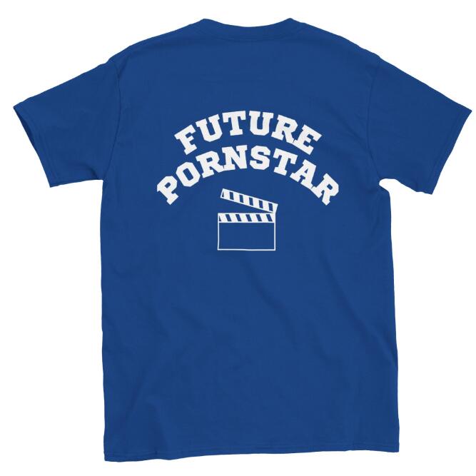 European And American Future Porn Star Digital Printing Casual Round Neck Short Sleeves - Smoke N’ Poke