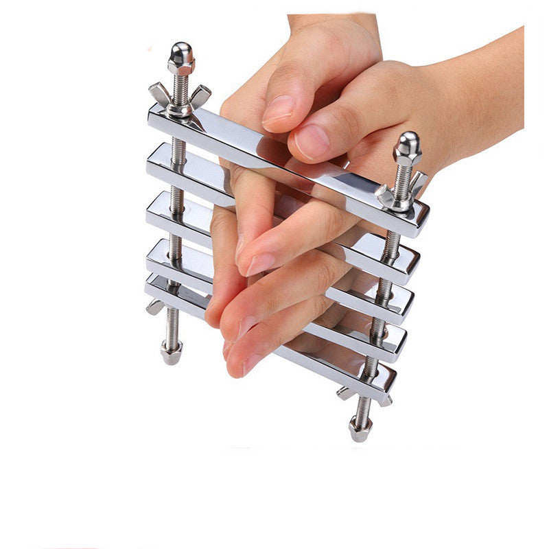 Finger Splint Stainless Steel Metal Restraints Bdsm Punishment Toys - Smoke N’ Poke