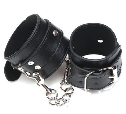 BDSM Handcuffs PU Leather - Smoke N’ Poke