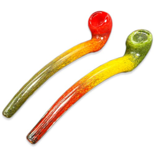 9.5" Rasta Sherlock Hand Pipe - Design May Vary - (1 Count)