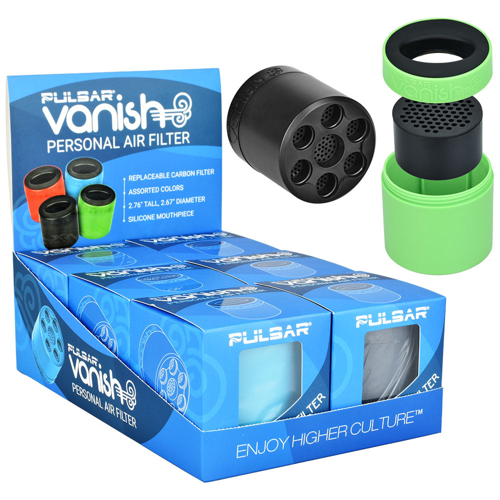 Pulsar Vanish Personal Air Filter | 2.75" x 2.3" - Smoke N’ Poke