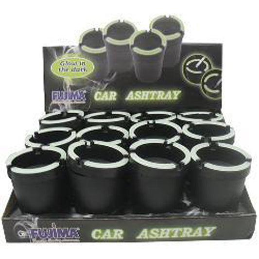 12PC DISPLAY - Fujima Self-Extinguishing Glow Ashtray - Smoke N’ Poke