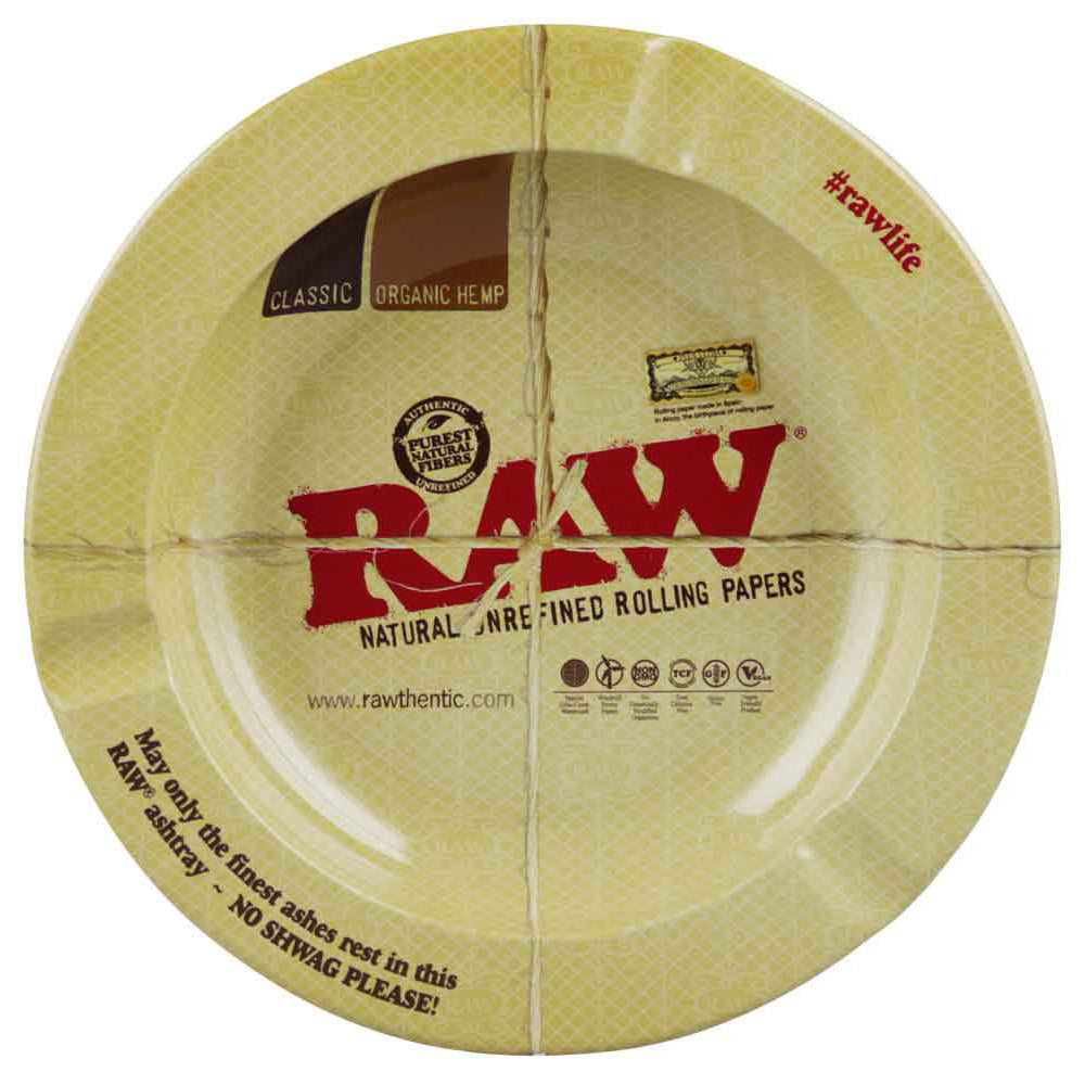 Raw Round Metal Ashtray - Magnetic / 5.5" - Smoke N’ Poke