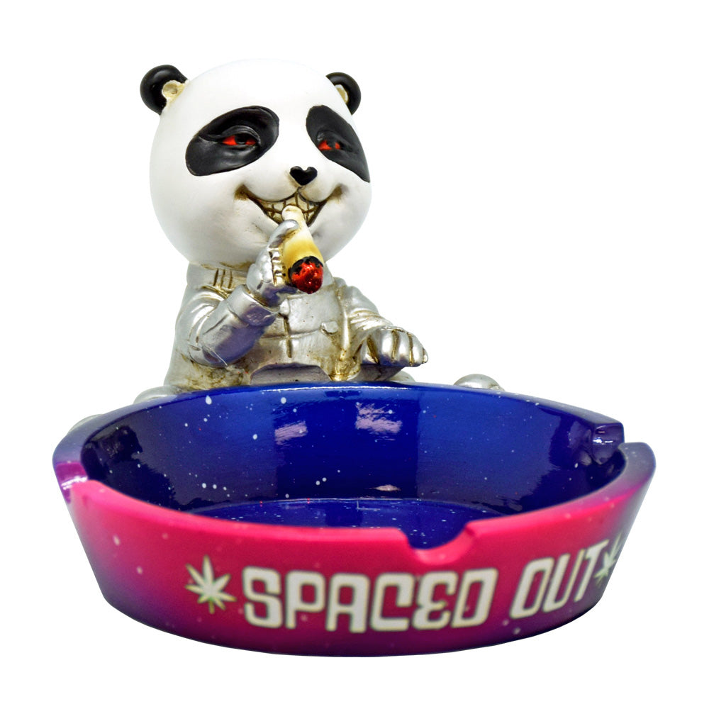 Spaced Out Panda Polyresin Ashtray - Smoke N’ Poke