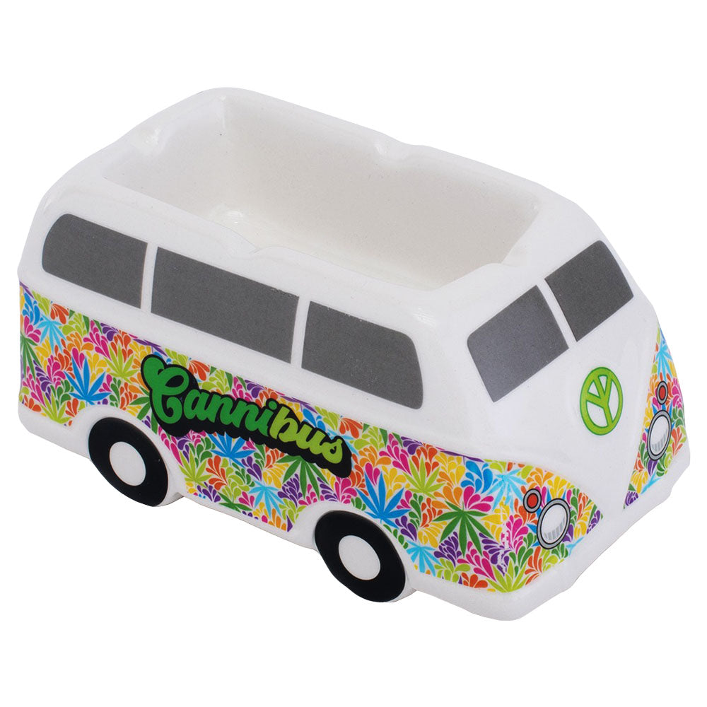 Fujima Hippie Bus Ceramic Ashtray - 5.5"x3" - Smoke N’ Poke