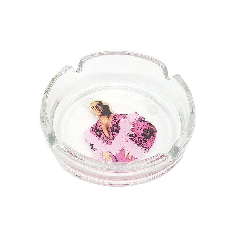 Ric Flair Drip Glass Ashtray | Pink Boa | 4.25" - Smoke N’ Poke