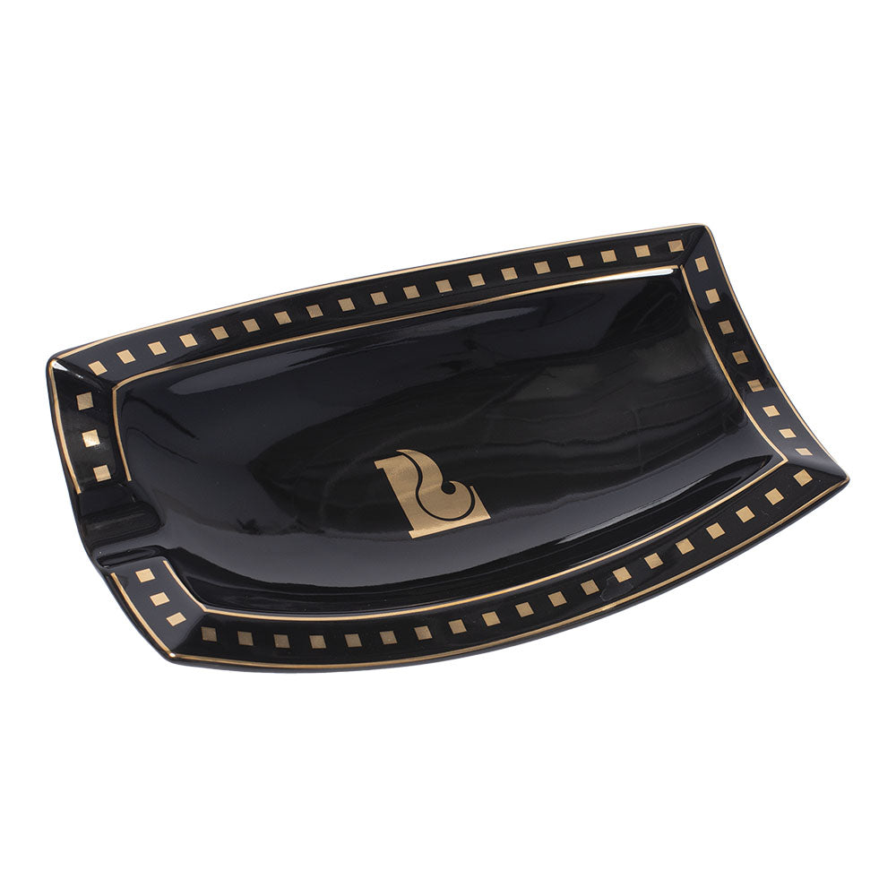 Lucienne Curved Rectangle Ceramic Cigar Ashtray | 8.75" x 5" - Smoke N’ Poke