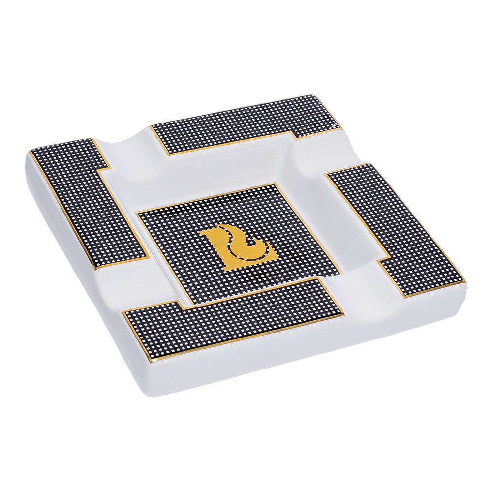 Lucienne Framed Square Ceramic Cigar Ashtray | 7.5" - Smoke N’ Poke