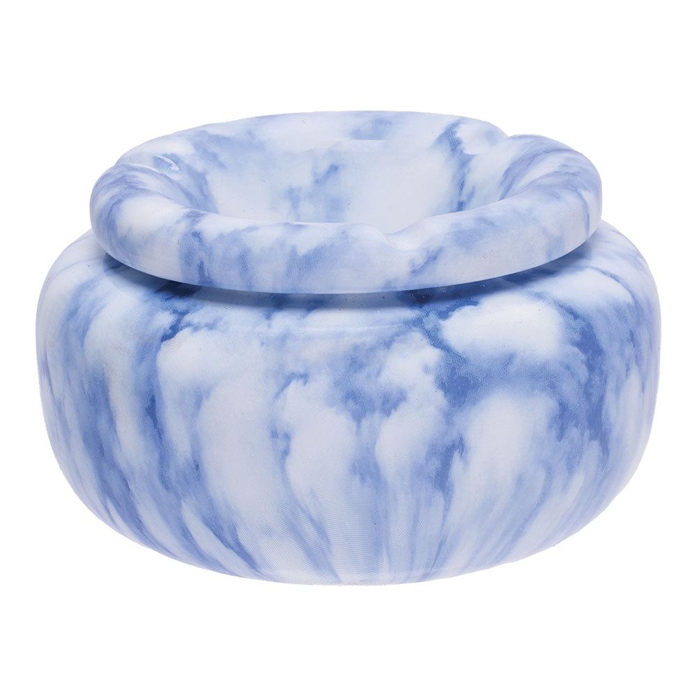 Fujima Moroccan Ceramic Ashtray - Marble Blue / 5" - Smoke N’ Poke