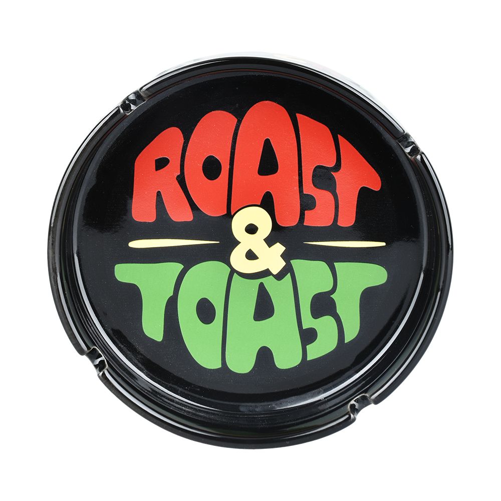 Roast and Toast Ceramic Ashtray - 6"