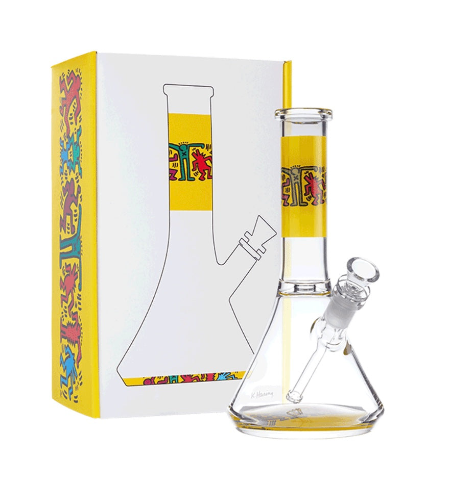 K.Haring Glass Water Pipe - Smoke N’ Poke