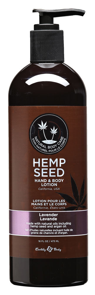 16oz Earthly Body Hemp Seed Hand & Body Lotion - Smoke N’ Poke