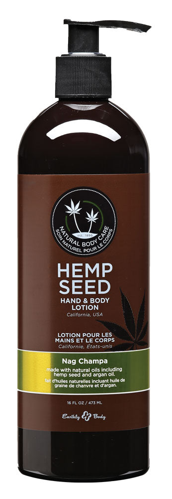 16oz Earthly Body Hemp Seed Hand & Body Lotion - Smoke N’ Poke