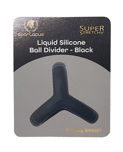 Spartacus Liquid Silicone Ball Divider - Black