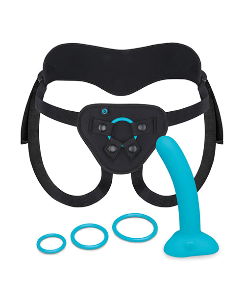 b-Vibe Every Body Strap-On Harness Set With 6" Silicone Dildo Peg
