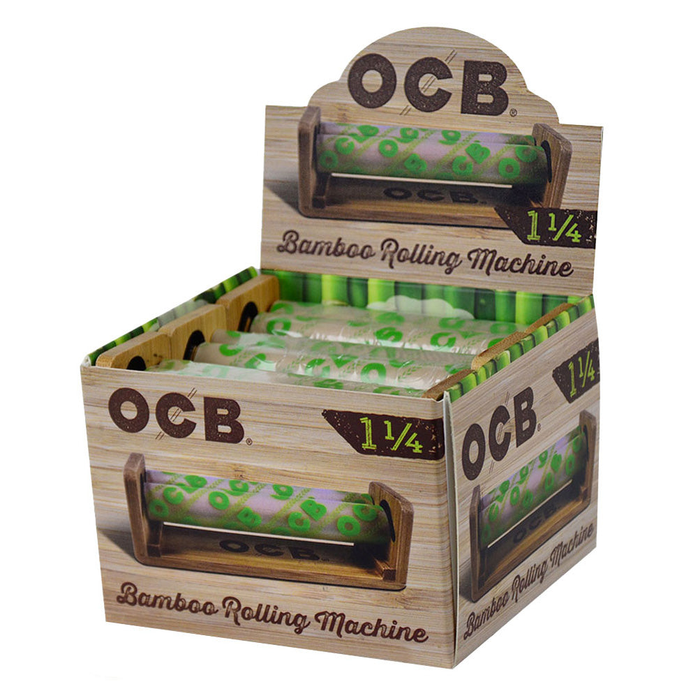 6PC DISPLAY - OCB Bamboo Roller - 1 1/4" - Smoke N’ Poke