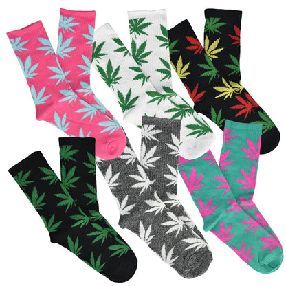 Hemp Leaf Socks | 6 Pack