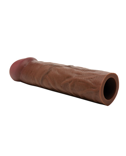 Curve Toys Jock Enhancers 1.5" Silicone Penis Extension Sleeve - Dark