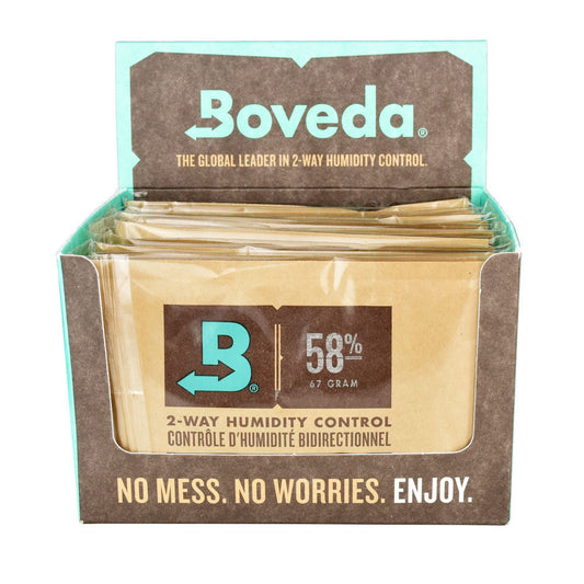 12PC DISPLAY - Boveda Humidity Control - 58% 67g - Smoke N’ Poke