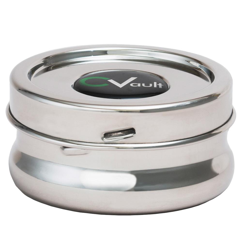 CVault Twist Stainless Steel Storage Container - Smoke N’ Poke