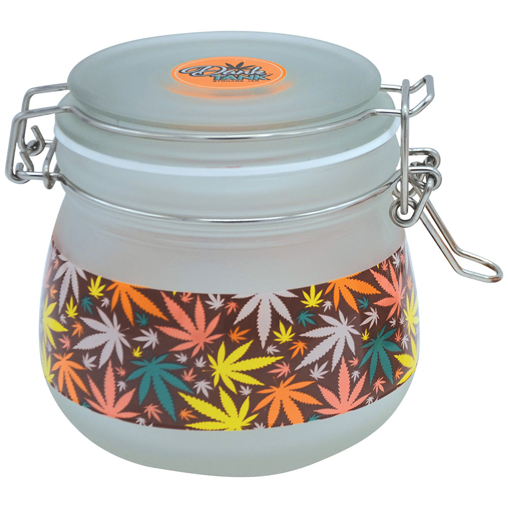 Fujima Dank Tank Multicolor Hemp Frosted Glass Jar - 500ml - Smoke N’ Poke